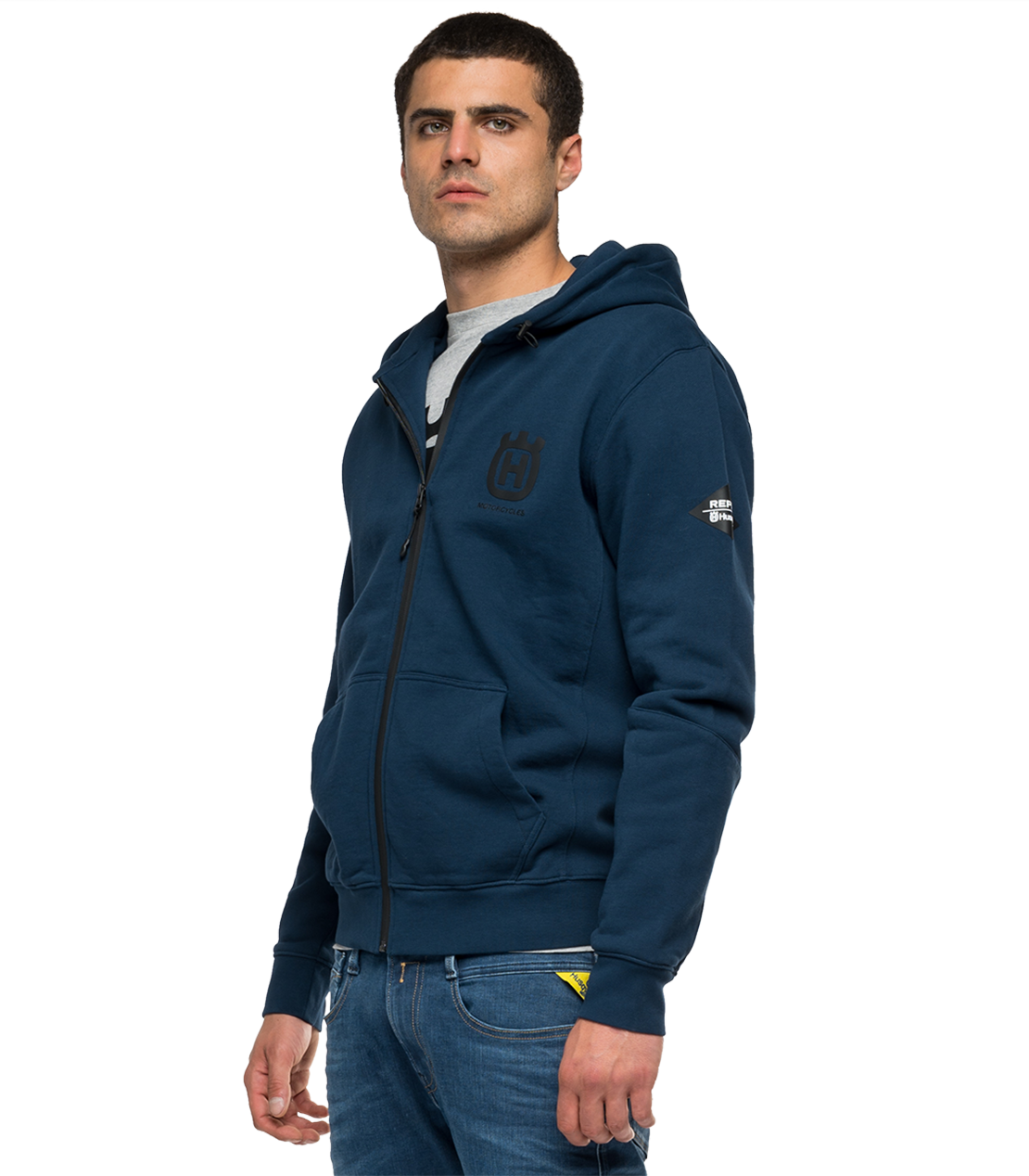 フルジップフーディー REPLAY FOR HUSQVARNA 詳細画像 ロイヤルブルー 3